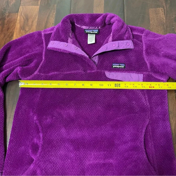 Patagonia Re-Tool Snap-T Pullover Fleece Purple Womens Size XS Sweater - Picture 4 of 6